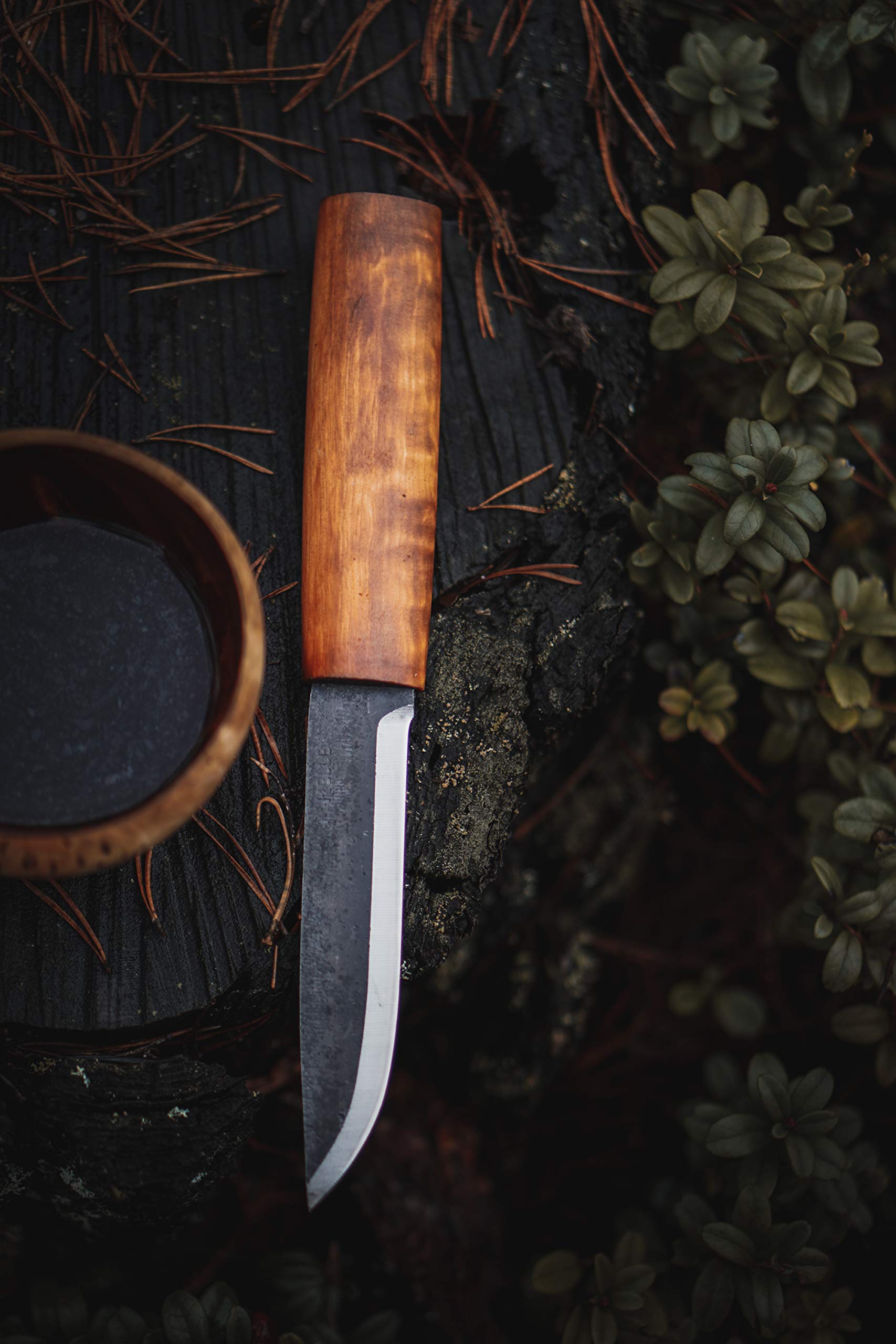 Helle Messer Helle Dreilagen-Carbonstahl Messer, Modell Viking, Carbon Steel, 22.0 cm, 1010251410