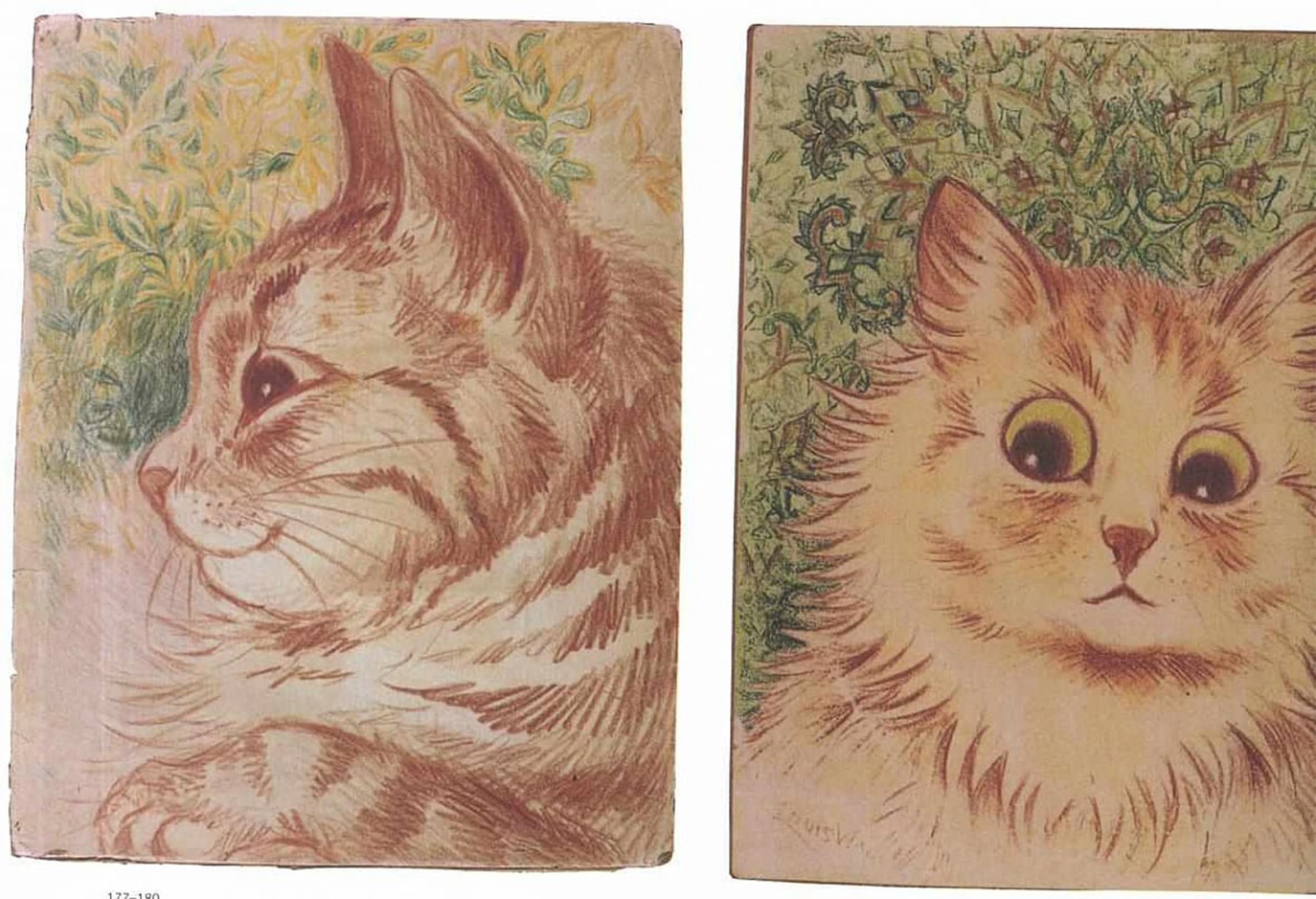 POSTERIIk Vintage Classic Picture Landscape Artwork KatzennEnglish: Catsn by Louis Wain Portrait Canvas Painting for Office Home Decor 60x90cm