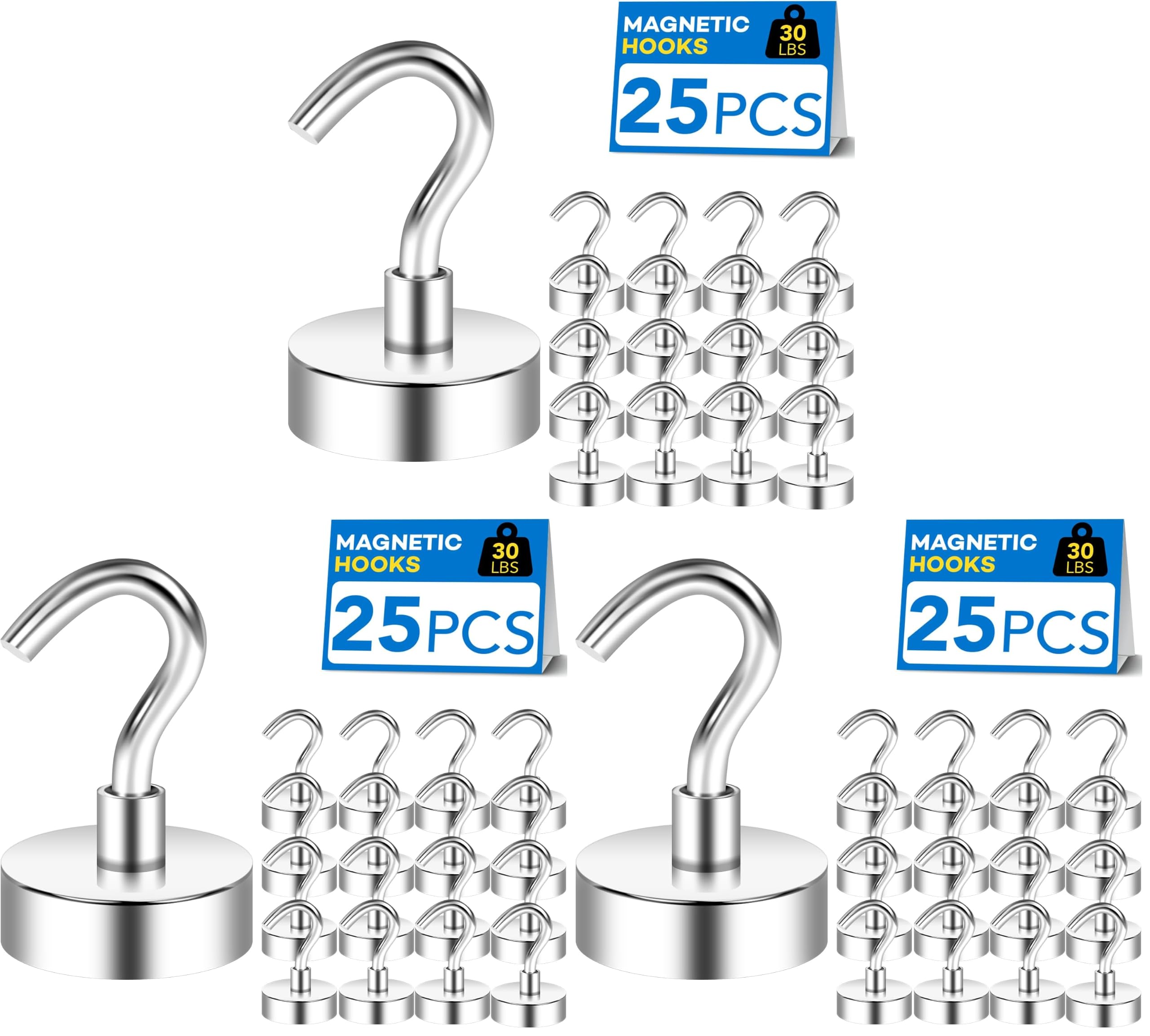 LOVIMAG Magnetic Hooks - 25 Pack for Cruise Cabins -8
