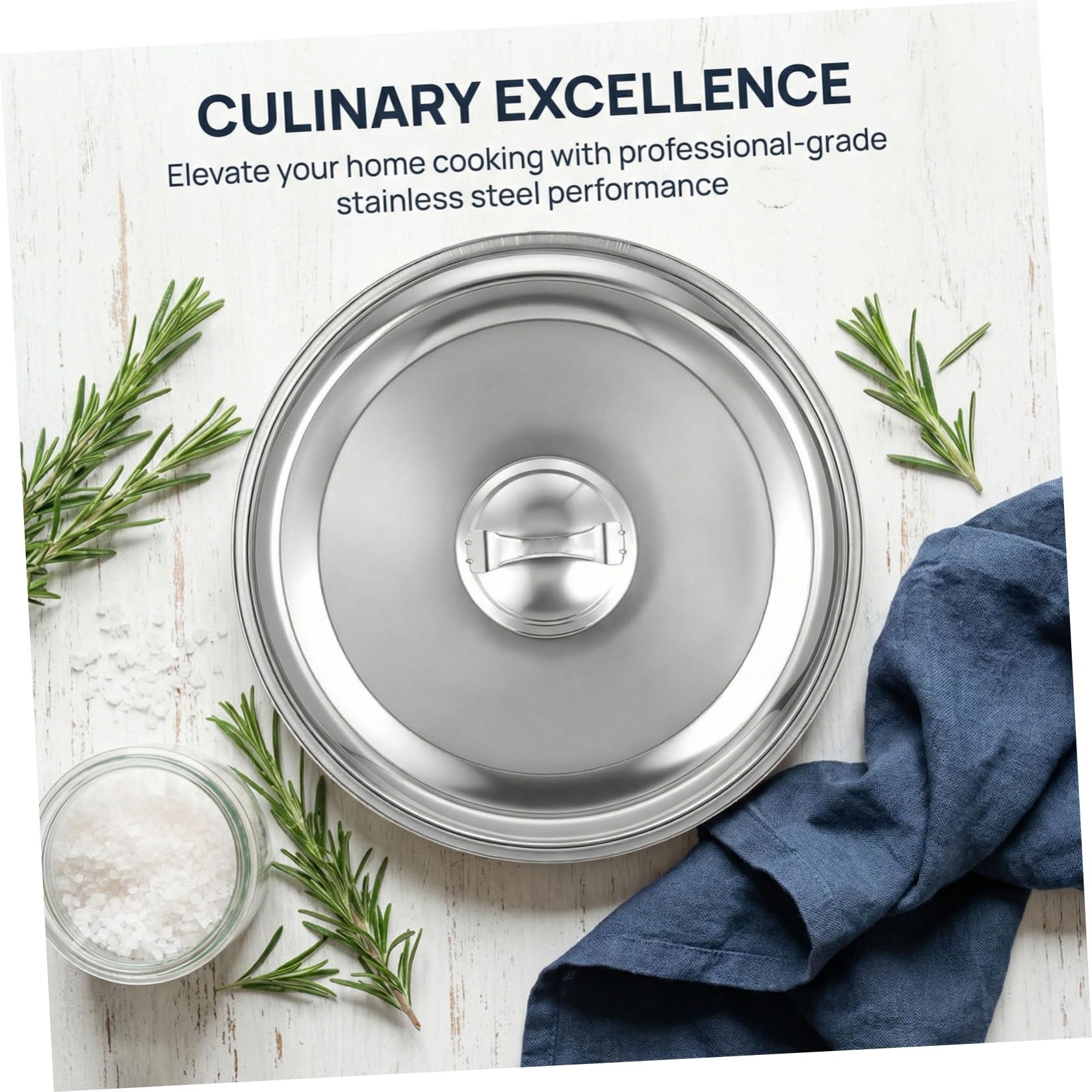 YARNOW 4 Pezzi Copertura Accessorio Versatile in Inossidabile per Barbecue per Cucina Riscaldamento Uniforme, per Bistecche e Hamburger Picnic e Riunioni