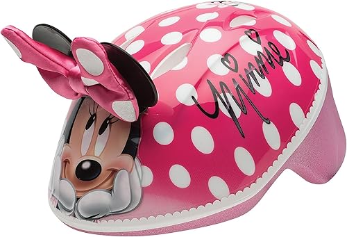 Cascos de bicicleta para niños pequeños de Minnie Mouse de Disney Cascos de bicicleta para niños pequeños de Minnie Mouse de Disney