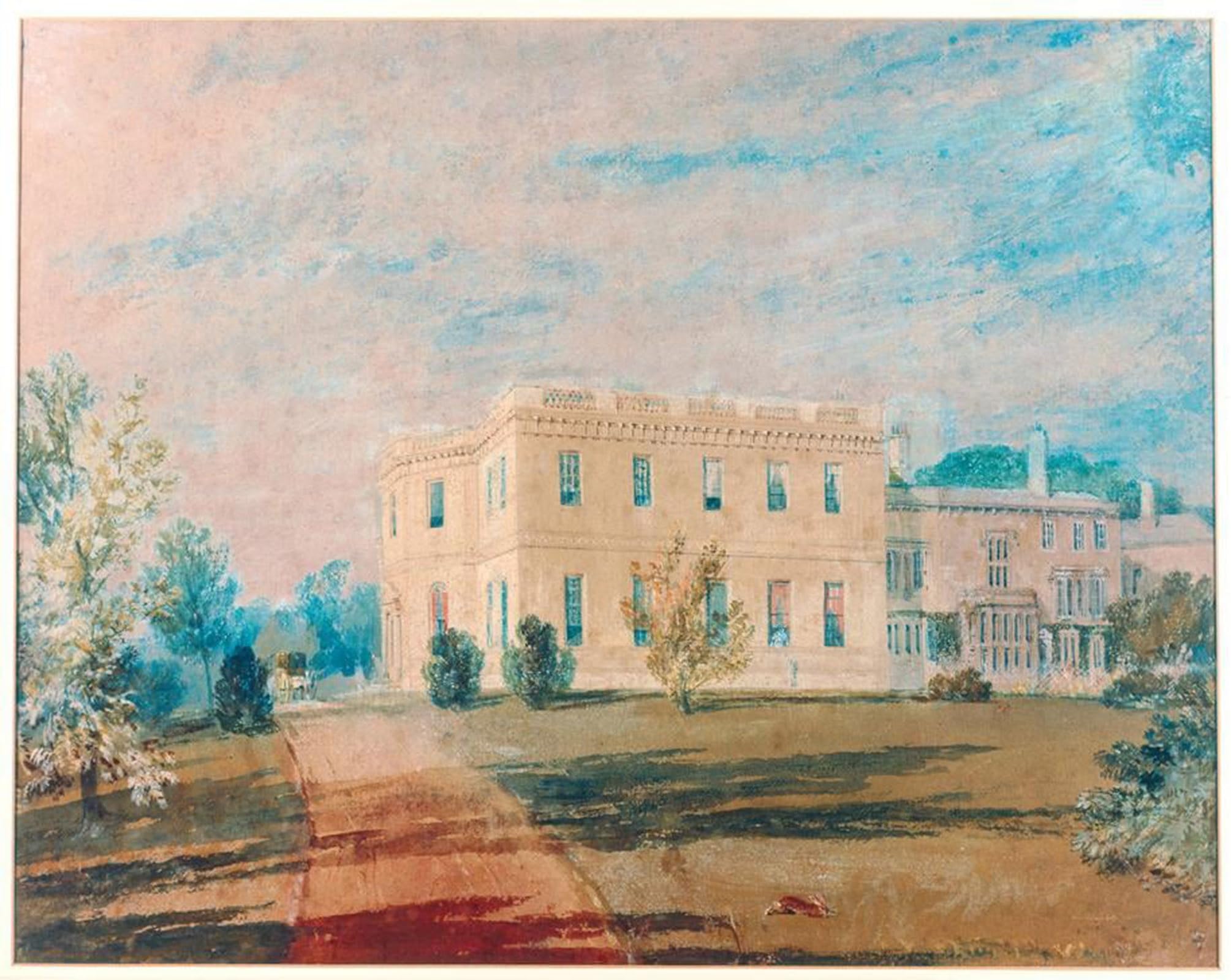 SERENDIPITP Retro Picture Poster Wall Art Pictures Painting Farnley Hall From the East by Mallord William Turner Wall Art Canvas Print for Wall Decor 60x90cm