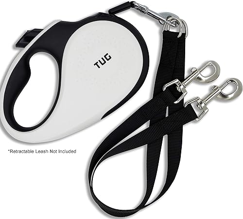 Miniatura 2 de Extensión antimasticable para correas retráctiles (paquete de 2) también se puede utilizar como un accesorio de correa doble para perrodivisor de