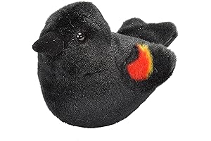 Discover the Enchanting Audubon Red-Winged Blackbird: A Realistic Stuffed Animal with Authentic Bird Calls
