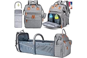 KABAQOO Diaper Bag Backpack: Spacious and Sophisticated Baby Essential