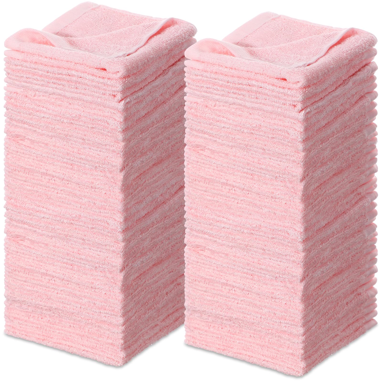 Newwiee 40 Pcs Wash Cloth Bulk Cotton Bath Hand Face Washcloths Soft Quick Drying Towel for Women Bathroom Washing Body Viscose Fiber Multipurpose