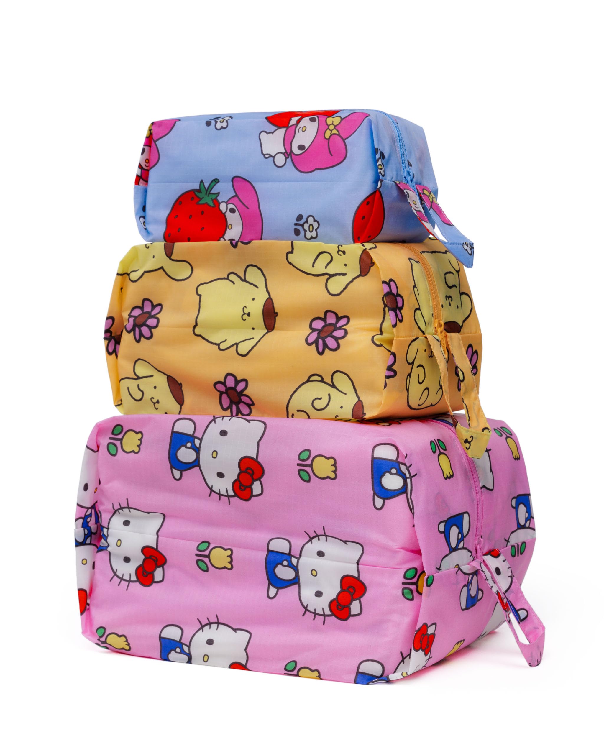Amazon.co.jp: BAGGU 3Dジップセット - ハローキティとフレンズ