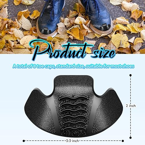 Miniatura 2 de 8 protectores de dedos para botas de trabajo de punta de goma para reparación