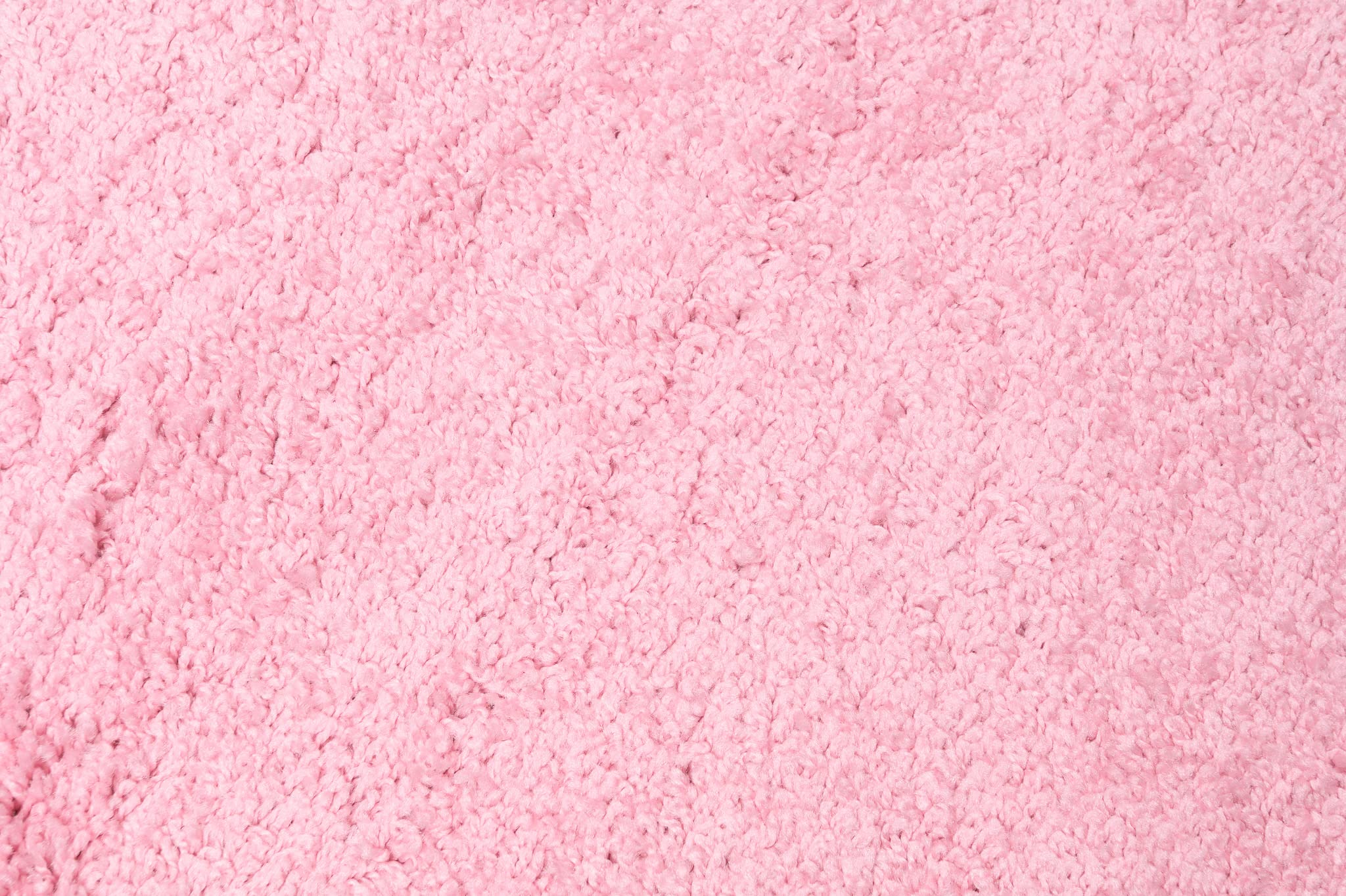 TAPISO Delhi Tapis de Passage Poils Longs Shaggy Moderne Rose Uni Tapis Couloir Long Salon Chambre Adulte Descente de Lit Moelleux Epais Oeko-TEX 80 x 300 cm