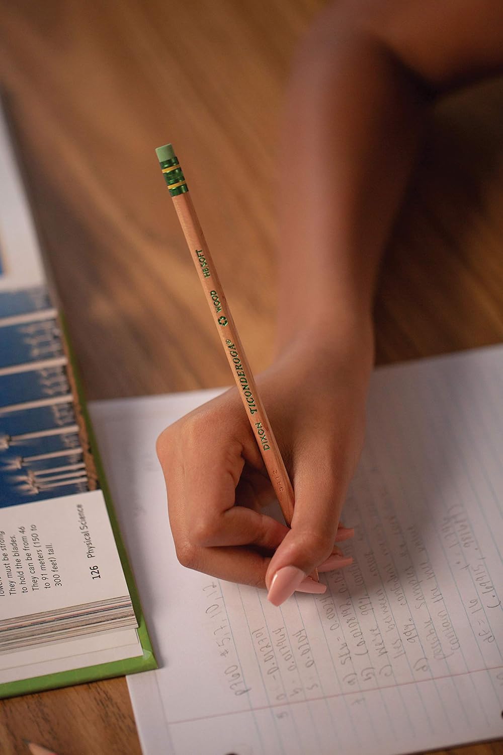 Ticonderoga Renew Wood-Cased Pencils, #2 HB Soft, Natural, 10 Count (X96110) : Office Products
