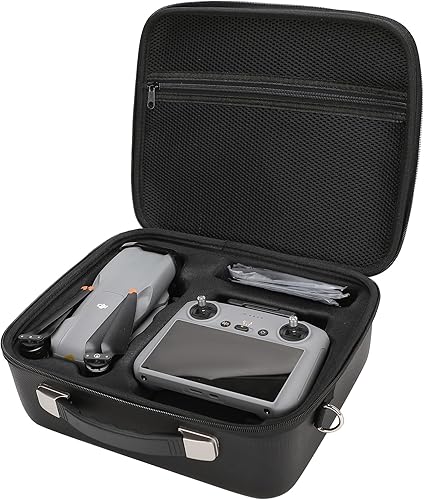 Miniatura 1 de PONYRC Funda de transporte Air 3, portátil impermeable de piel sintética bolsa de viaje para DJI Air 3, DJI RC-N2DJI RC 2 Remote Otros accesorios