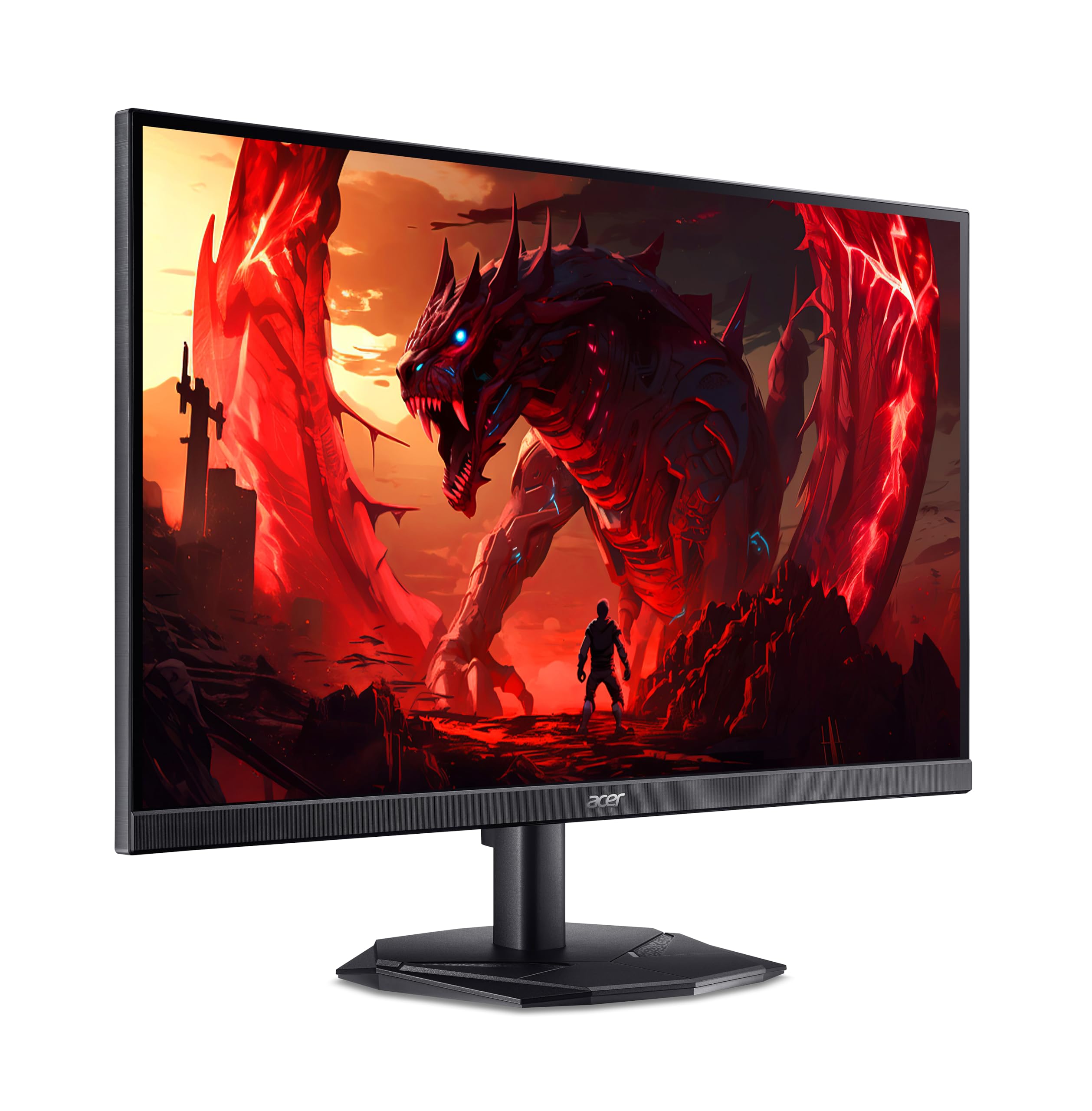 acer Nitro KG242YX1bmiipfx, Écran PC Gaming 23.8" FullHD IPS, 200Hz (1920x1080, 16:9, AMD FreeSync Premium, 1ms (VRB), 250Nits, 2xHDMI 2.0/1xDP 1.2) Moniteur PC, Couleur Noir - 2