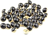 Vista 3 de Paquete de 25 botones de base de cobre para manualidades, costura, bufanda, bufanda, ropa, 0.512 in