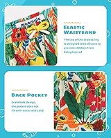 Vista 184 de maamgic Traje de baño para niños con forro de compresión elástico para niño Yema de Huevo Coco