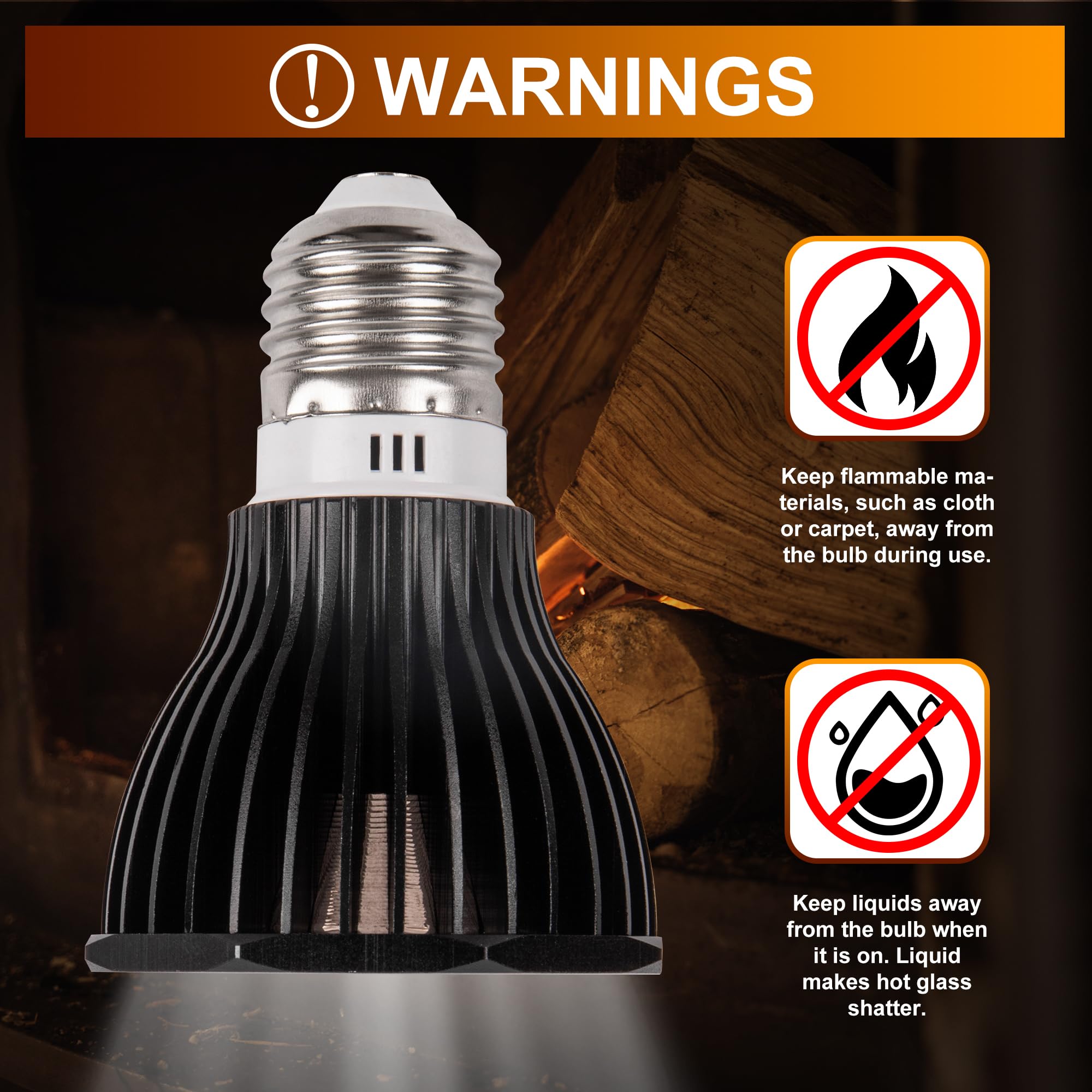 UVB Reptile Light Bulb 10.0, 5W LED High Intensity UV Replacement Lamp Bulbs for Desert Reptiles Bearded Dragons Lizard Tortoise Iguanas Chameleons Snake - 1 Pack - image 6