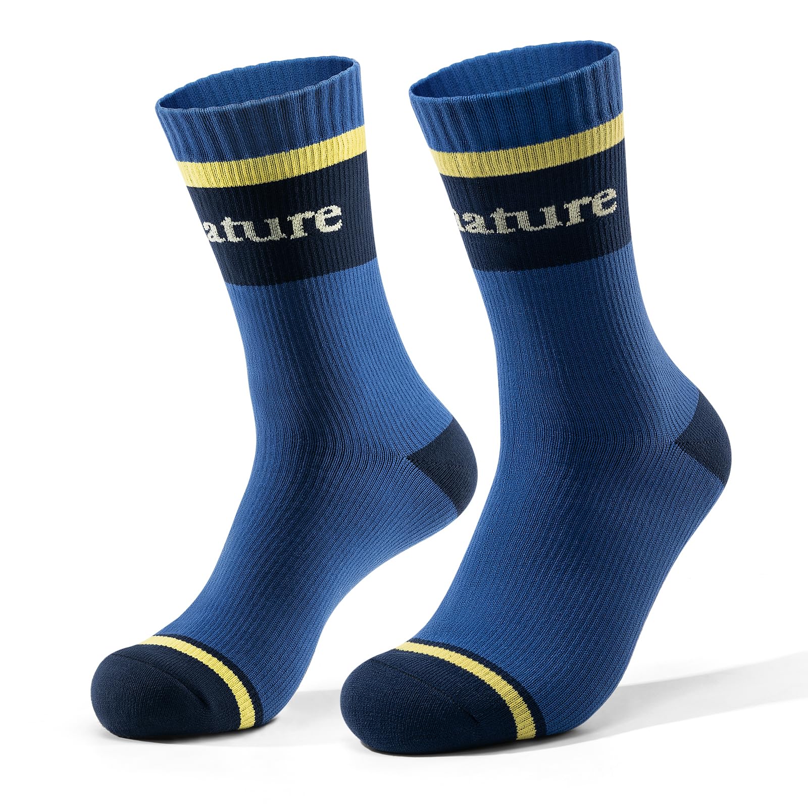 Chaussettes Imperméables Hommes Femmes Quatre Saisons, Chaussettes Outdoor pour Randonnée Cyclisme Ski, Coupe-Vent et Thermiques Unisexe, S-XL