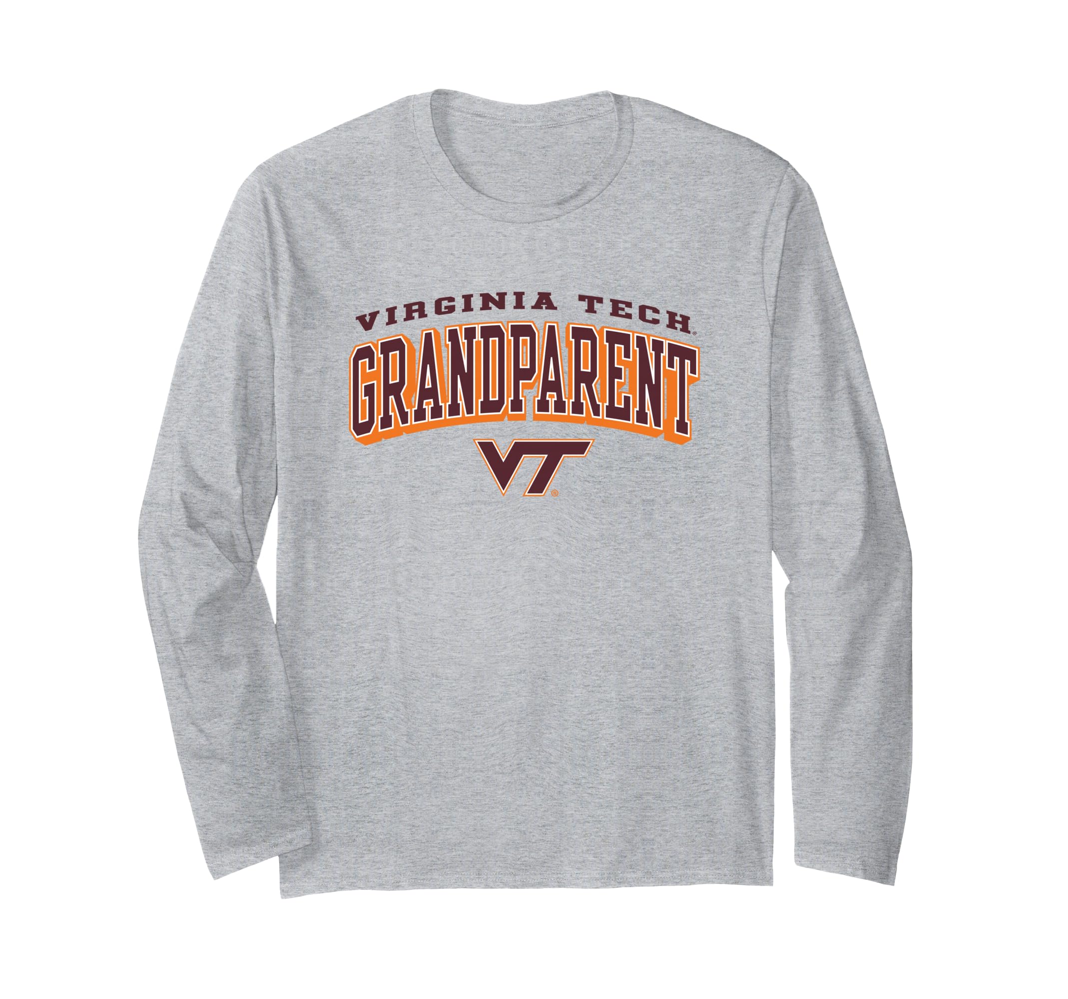 Virginia Tech Hokies Grandparent Arch Officially Licensed Long Sleeve T-Shirt