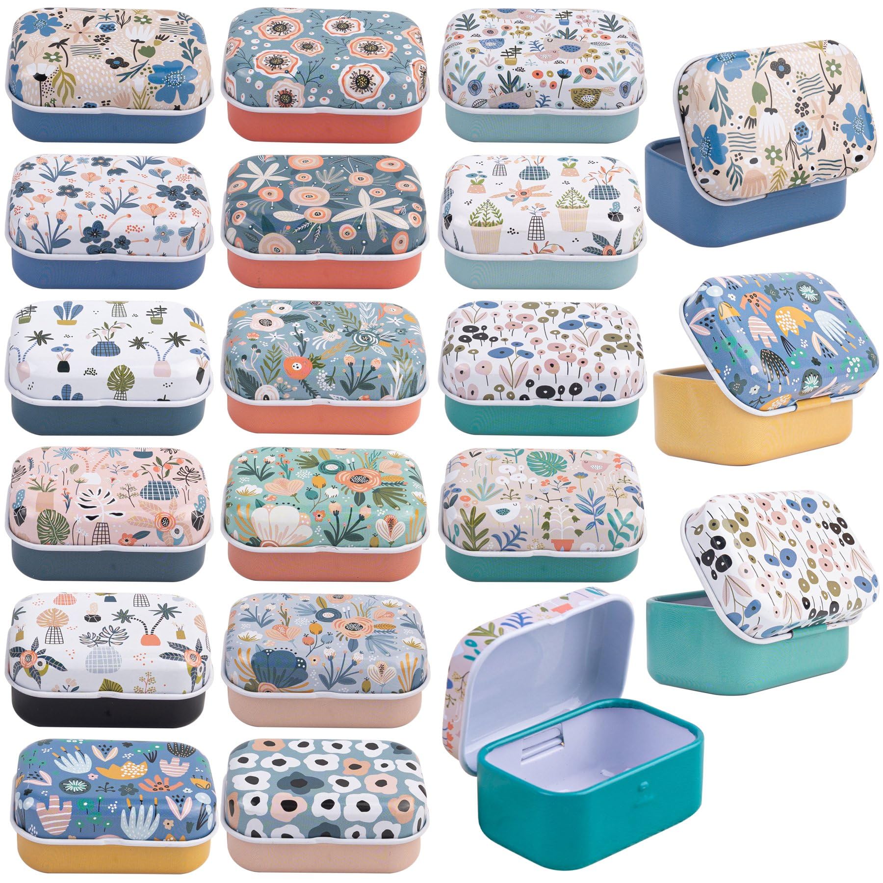 Boîtes de rangement en étain vintage pour organiser vos bijoux précieux sur la coiffeuse