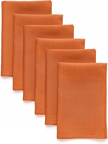 Miniatura 74 de Solino Home - Juego de 4 manteles individuales de 14 x 19 pulgadas, lino europeo 100% lino puro, tejido natural, hecho a mano, lavable a máquina,