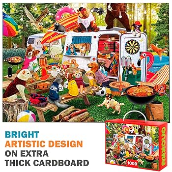 Amazon.com: QUOKKA Jigsaw Puzzles for Adults 1000 − 3 Packs