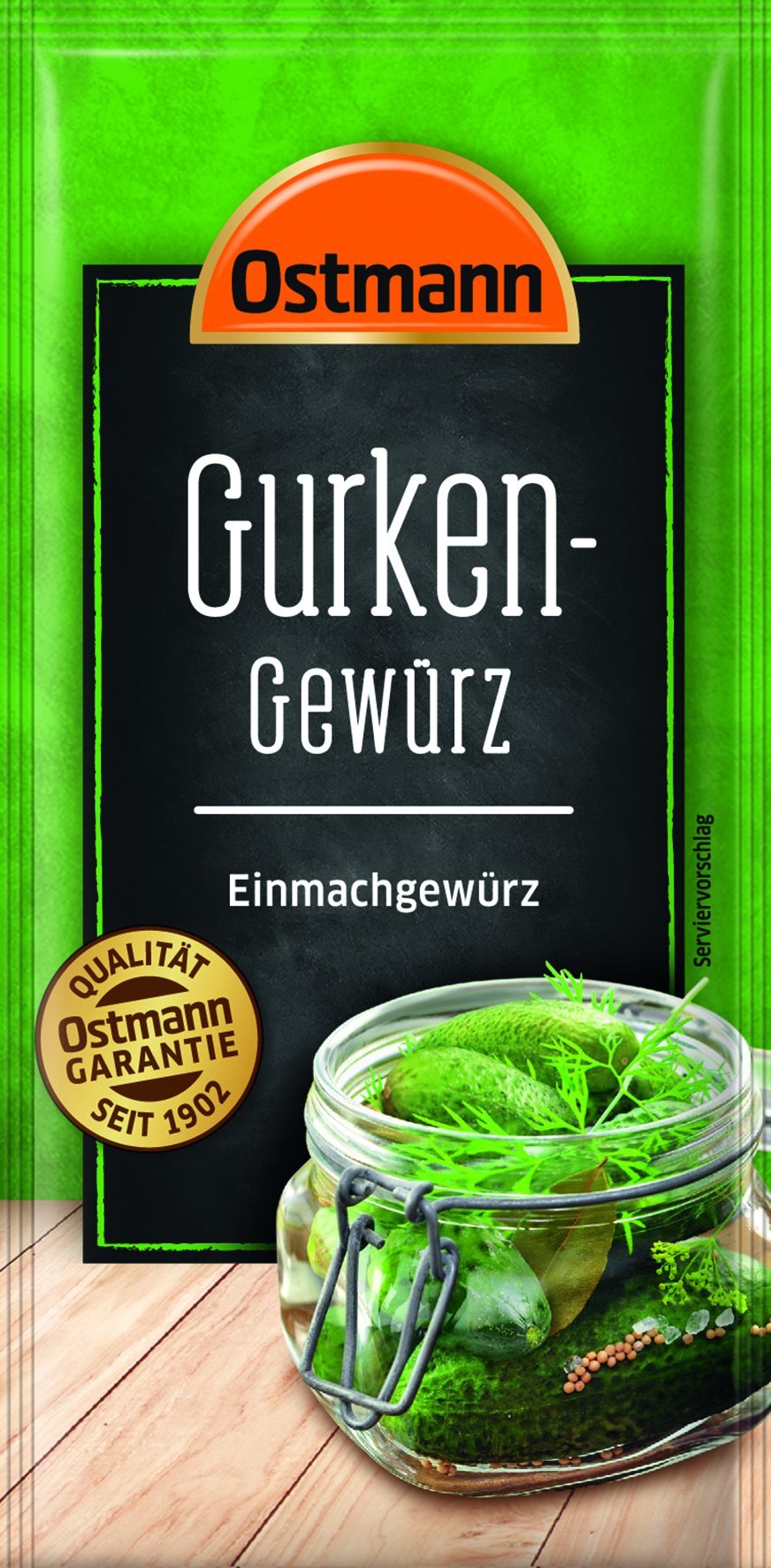Ostmann Gewürze – Gurken Gewürz, zum Würzen beim Einmachen von sauren Gurken im Glas, für leckere Essiggurken und anderes Gemüse, 9 x 30 g Lebensmittel & Getränke