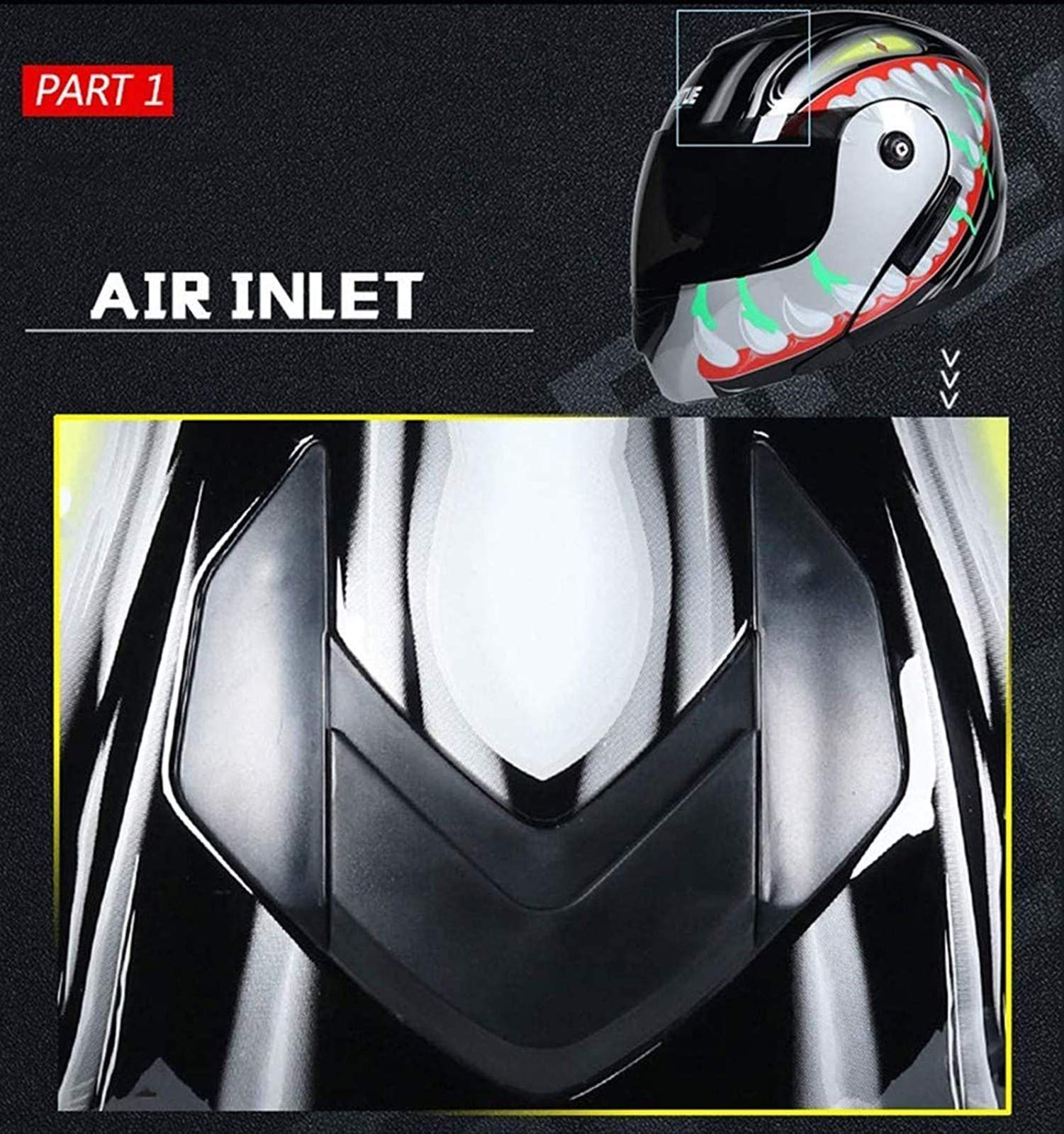 Casco De Motocicleta Plegable con Bluetooth, Doble Visera, Cara Abierta, Casco De Protección para Motocicleta, Casco Abatible Multifunción, Aprobado por ECE para Mujeres Y Adultos E,S