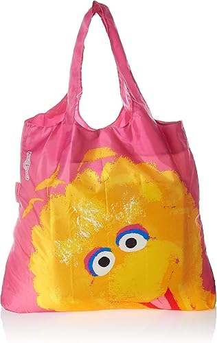 Envirosax Sesame Street Bolsa de compras reutilizable, Big Bird Rosa