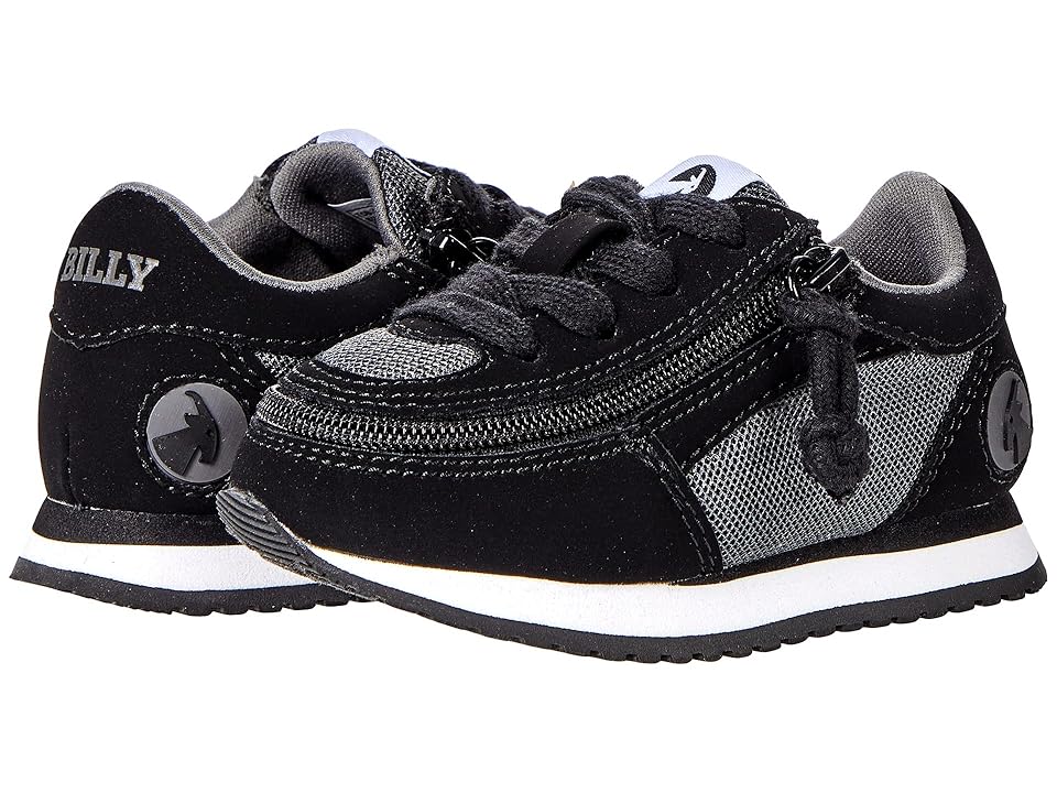 BILLY Footwear Kids Jogger (Toddler) (Black/Charcoal) Kid's Shoes INTERNATIONAL SHIPPING
