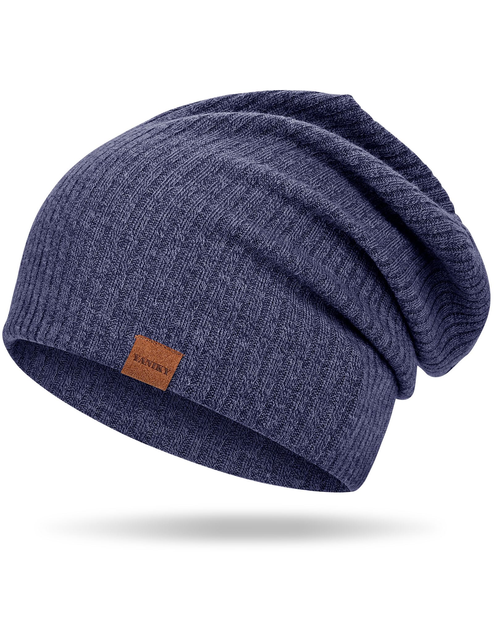 YANIKY Beanie Mütze Damen - Leichte Strickmütze für Frühling & Winter - Klassische Beanie Hat Unisex