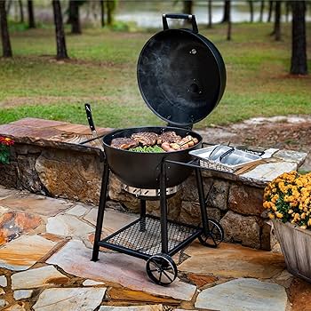 Amazon | オクラホマジョーズ ブラックジャックチャコールグリル BBQ