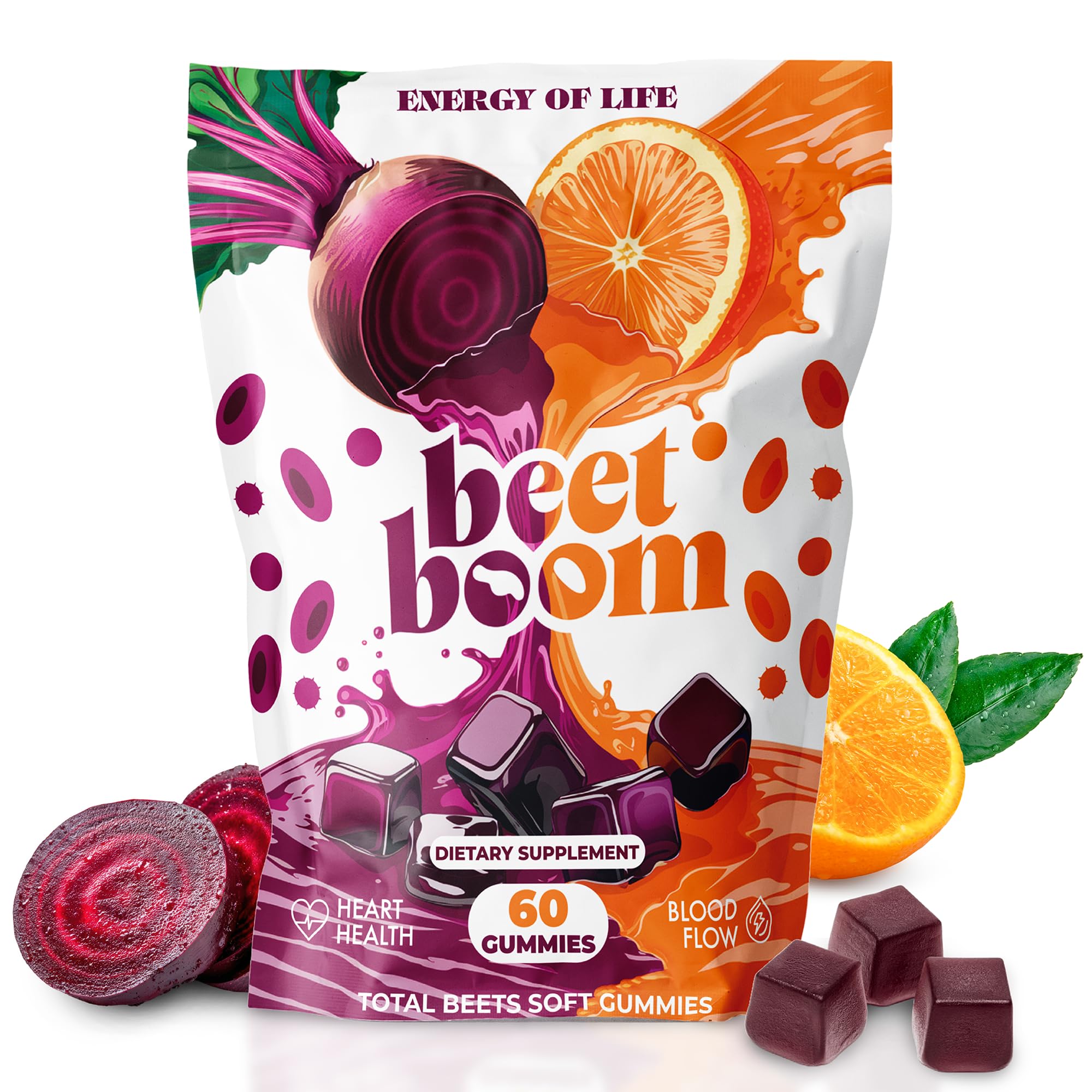 Amazon.com: Energy of Life Beet Root Gummies, Vegan Beetroot