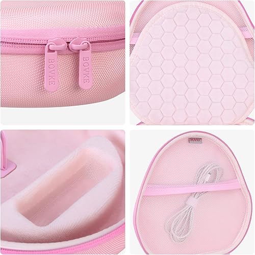 Vista 47 de BOVKE Funda de transporte con modo de suspensión para auriculares inalámbricos de Apple AirPods Max, bolsa de almacenamiento portátil protectora