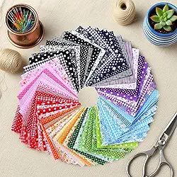 14 peças/conjunto de tecidos de retalhos de algodão, design multicolorido pré-cortado estampado floral, tecido de artesanato para costura faça você mesmo, colcha de recortes, patchwork de artesanato