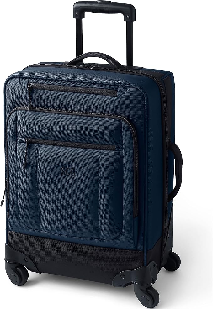 review Lands' End Travel Commuter Carry-on Radiant Navy One Size