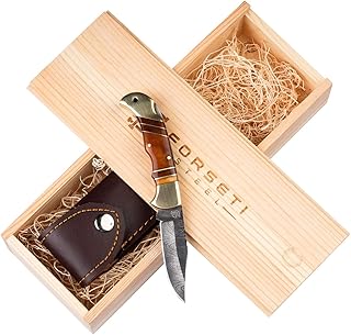 Forseti Steel Hemingway Handmade Damascus Steel Pocket Knife - Forseti Steel