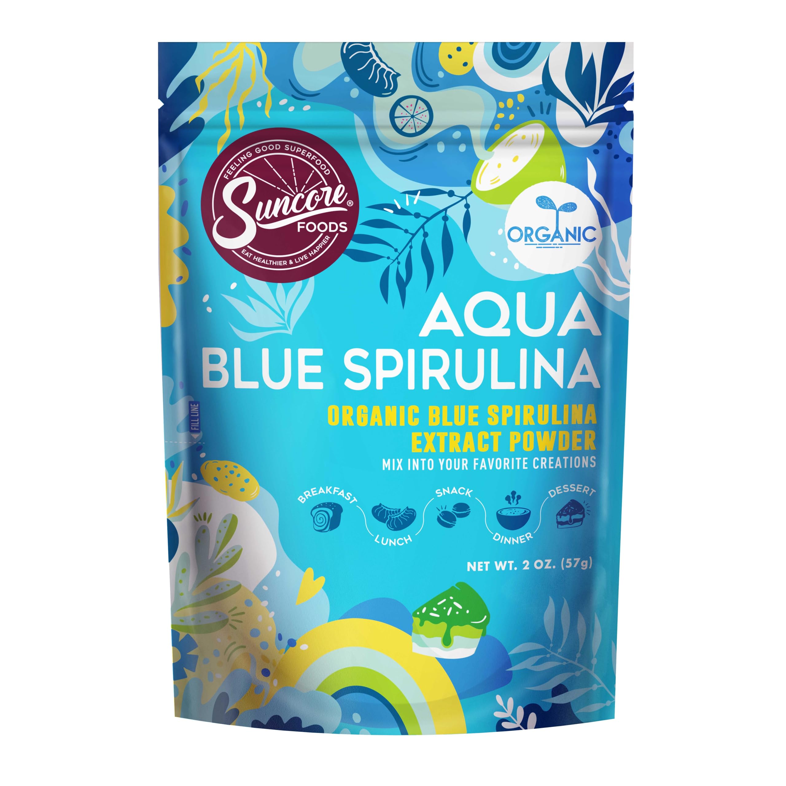 Suncore Foods Aqua Blue Spirulina