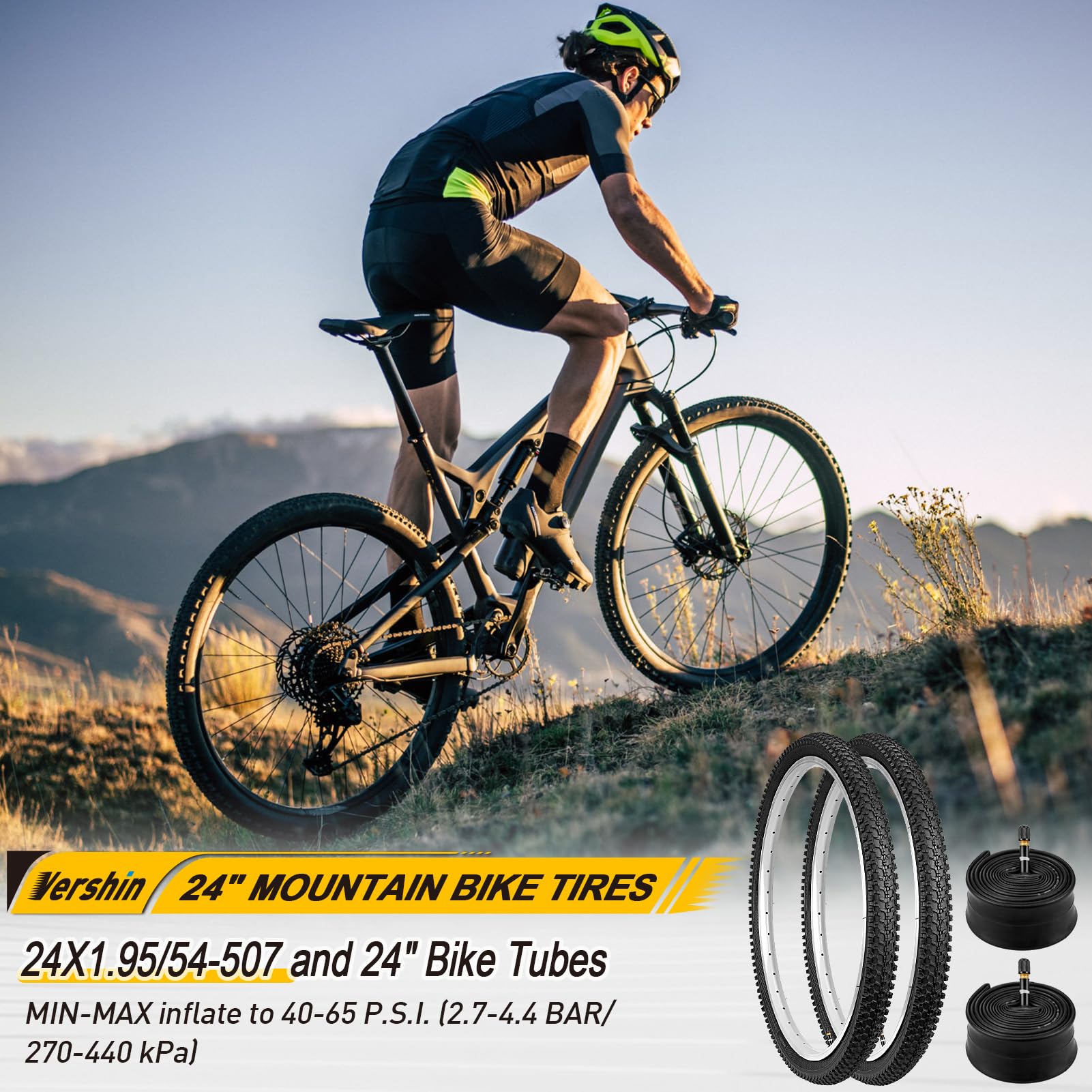 Vershin Mountain Bike Tires - Model 06, Off-Road Bike Tires - View #7