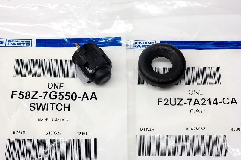 Botão do interruptor de bloqueio do overdrive Ford com capa e moldura do seletor de câmbio – 1 unidade