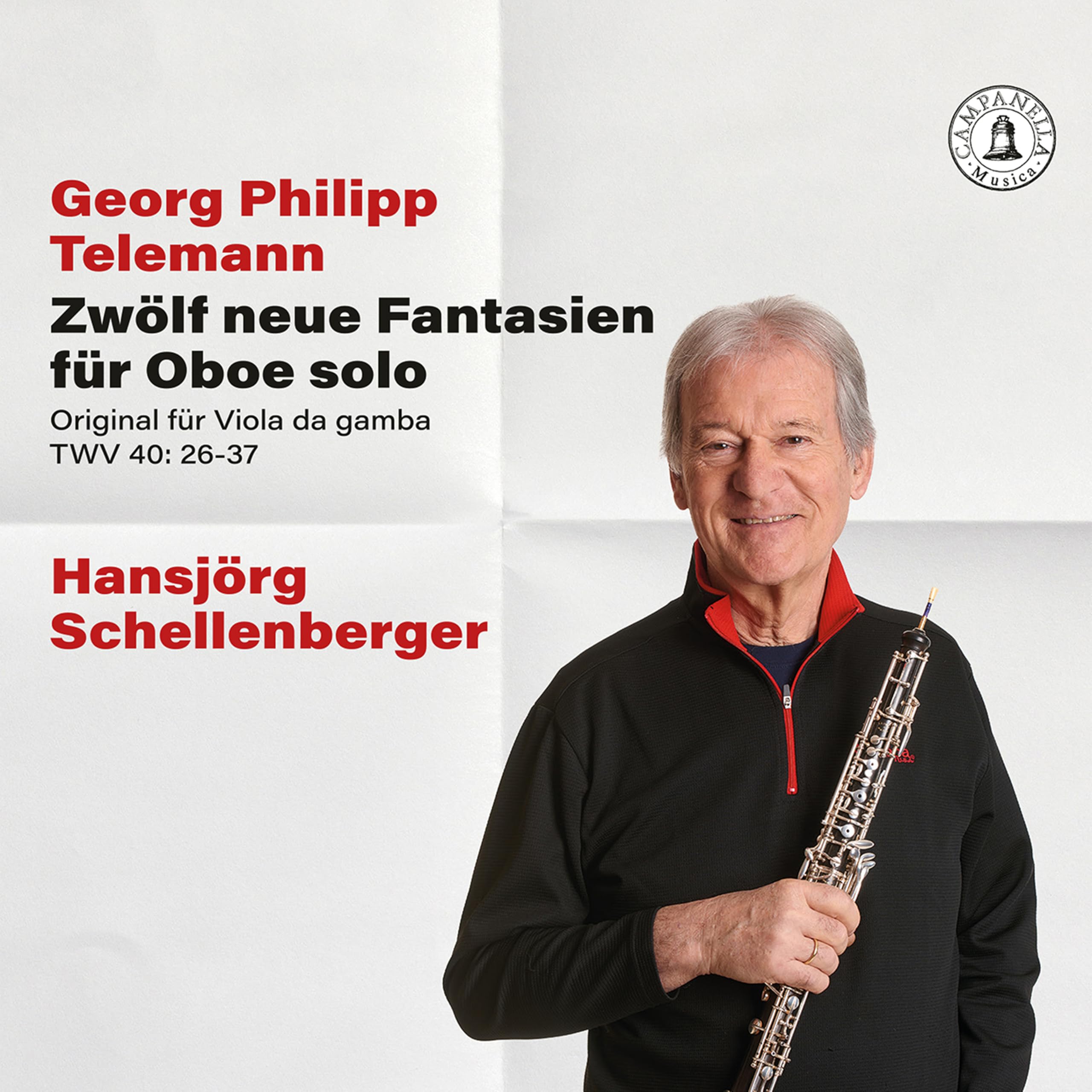 Georg Philipp Telemann: Zwolf neue Fantasien fur Oboe solo (12 New Fantasies for Oboe Solo)
