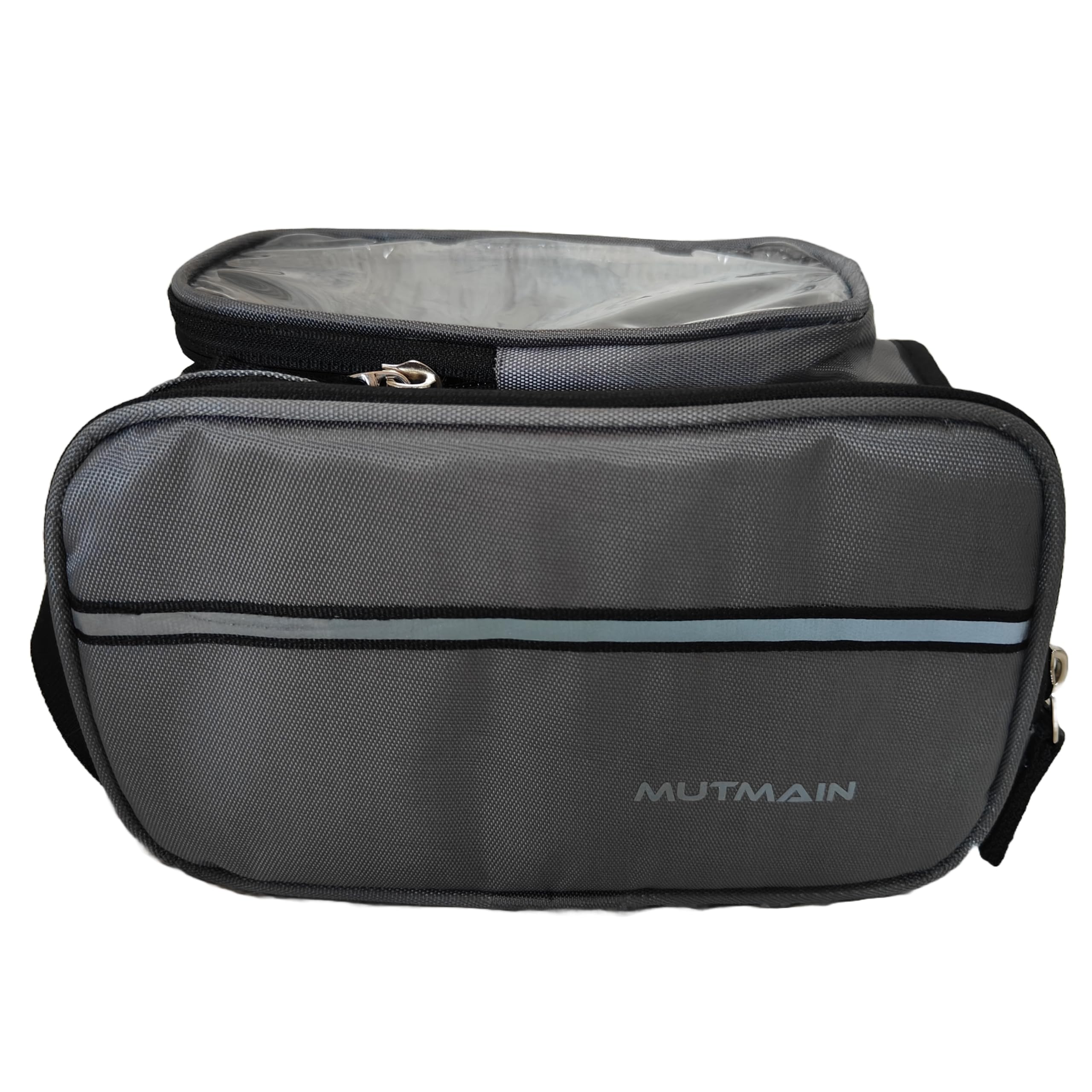 MUTMAIN Cycle Bag/Bicycle Bag Double Sided Handlebar Front Frame/Tube Bag with Waterproof Touch Screen Bicycle Pouch Mobile Phone Holder Cycle Accessories (CB02-GREY) (B0CVS3Q5S8) Amazon Price History, Amazon Price Tracker