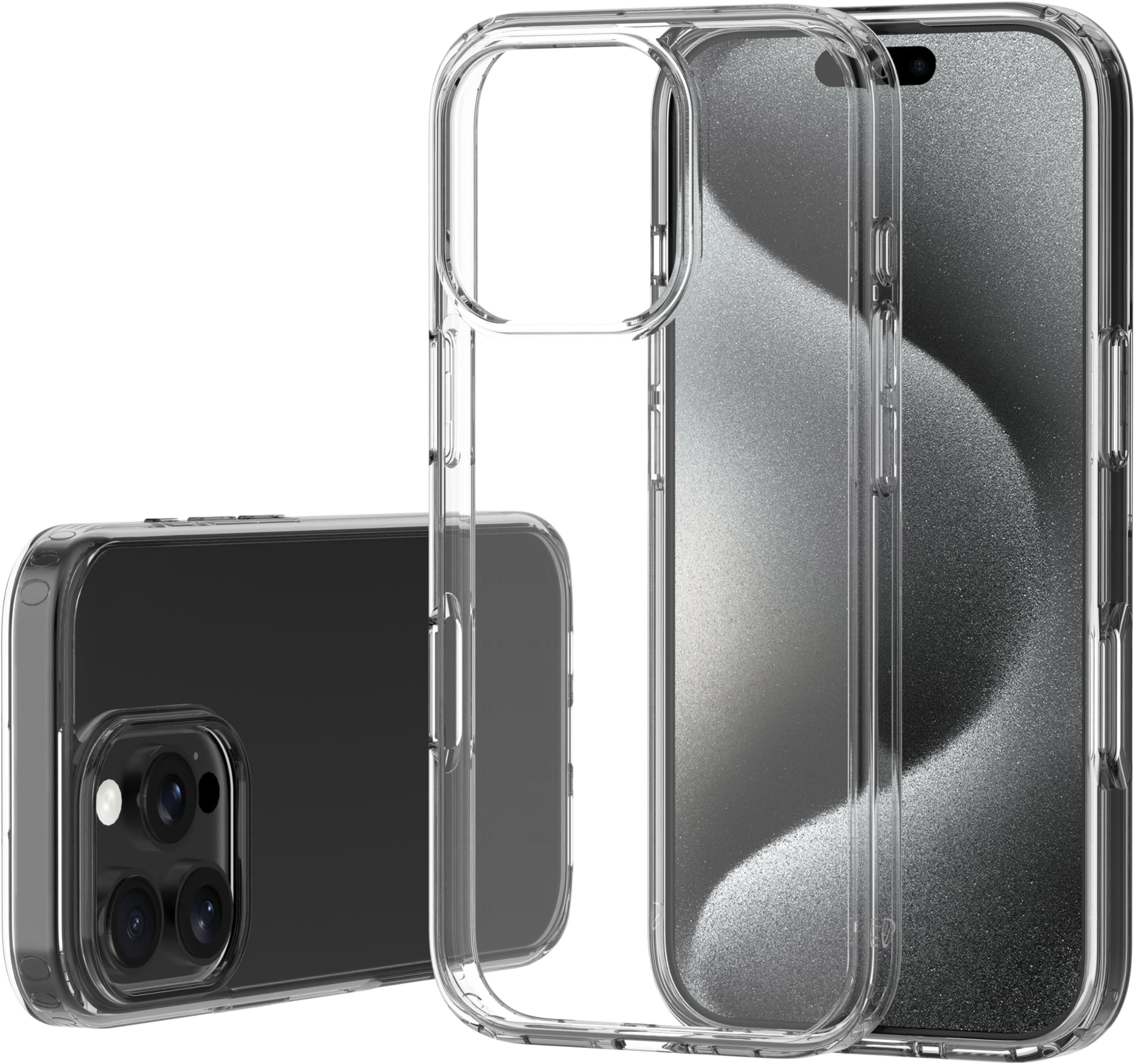 LuvvittClarity Clear Case for iPhone 16 Pro (2024) - Slim, Lightweight, Anti-Yellowing, Shock-Absorbing TPU with Raised Camera & Screen Protection - 6.3 Inch