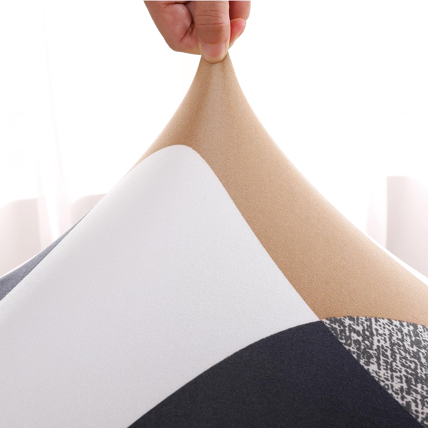 Coprisedie Con Schienale 6 Pezzi - Elasticizzati, Antimacchia E Lavabili | Beige Per Casa E Hotel - Foto 11