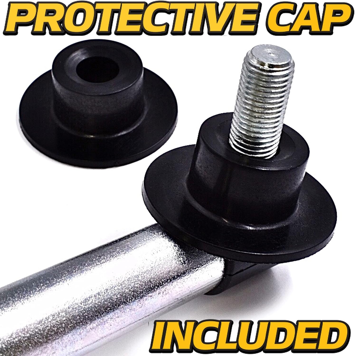 HD Switch - Adjustable Improved LH/RH Steering Drag Link Set 597047802 & 597047902 for Husqvarna, Craftsman, Poulan Pro, AYP, Electrolux, EHP - Includes Sector Gear Dust Caps 597047801 597047901