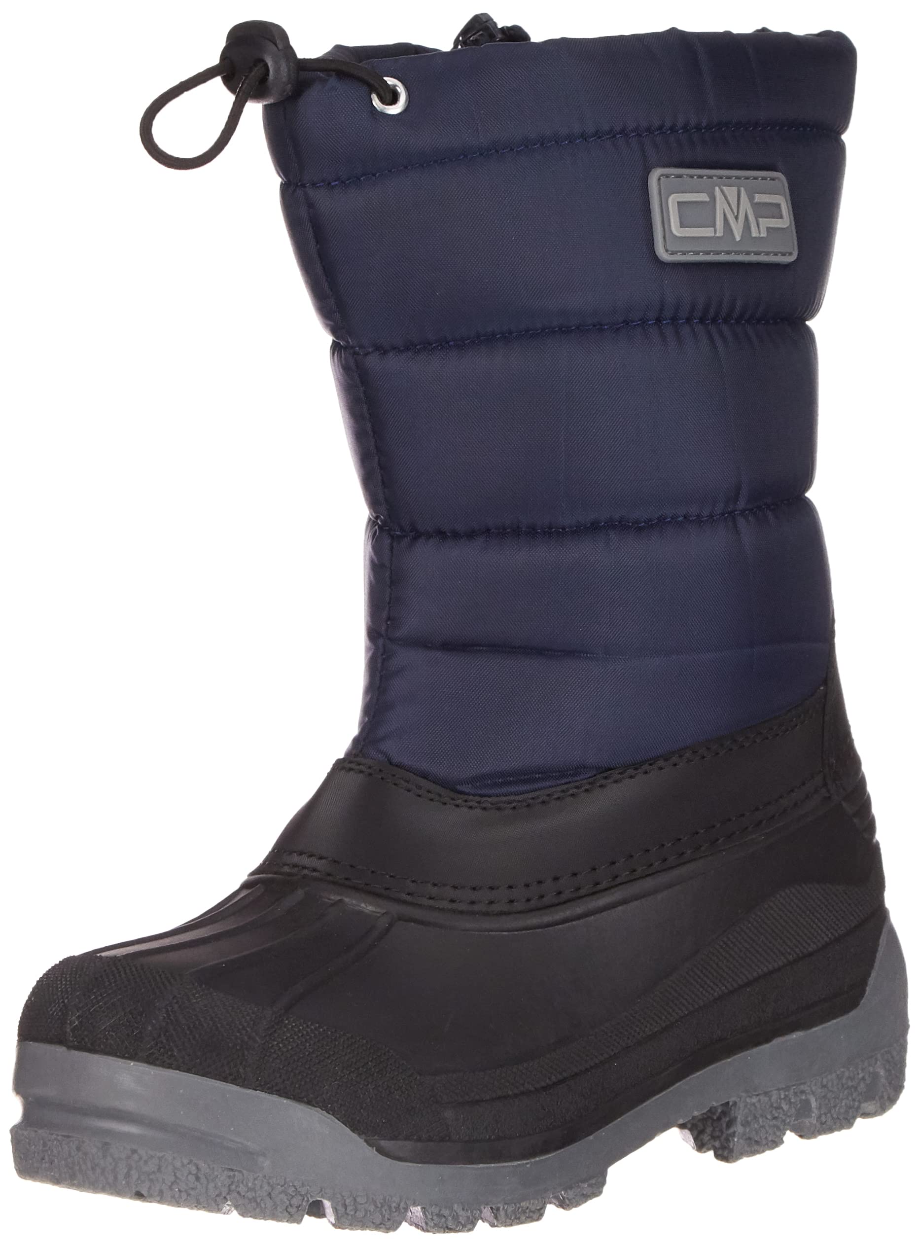 CMP Unisex Children's Sneewy Snowboots Walking Shoe, Black Blue, 11.5 UK Child