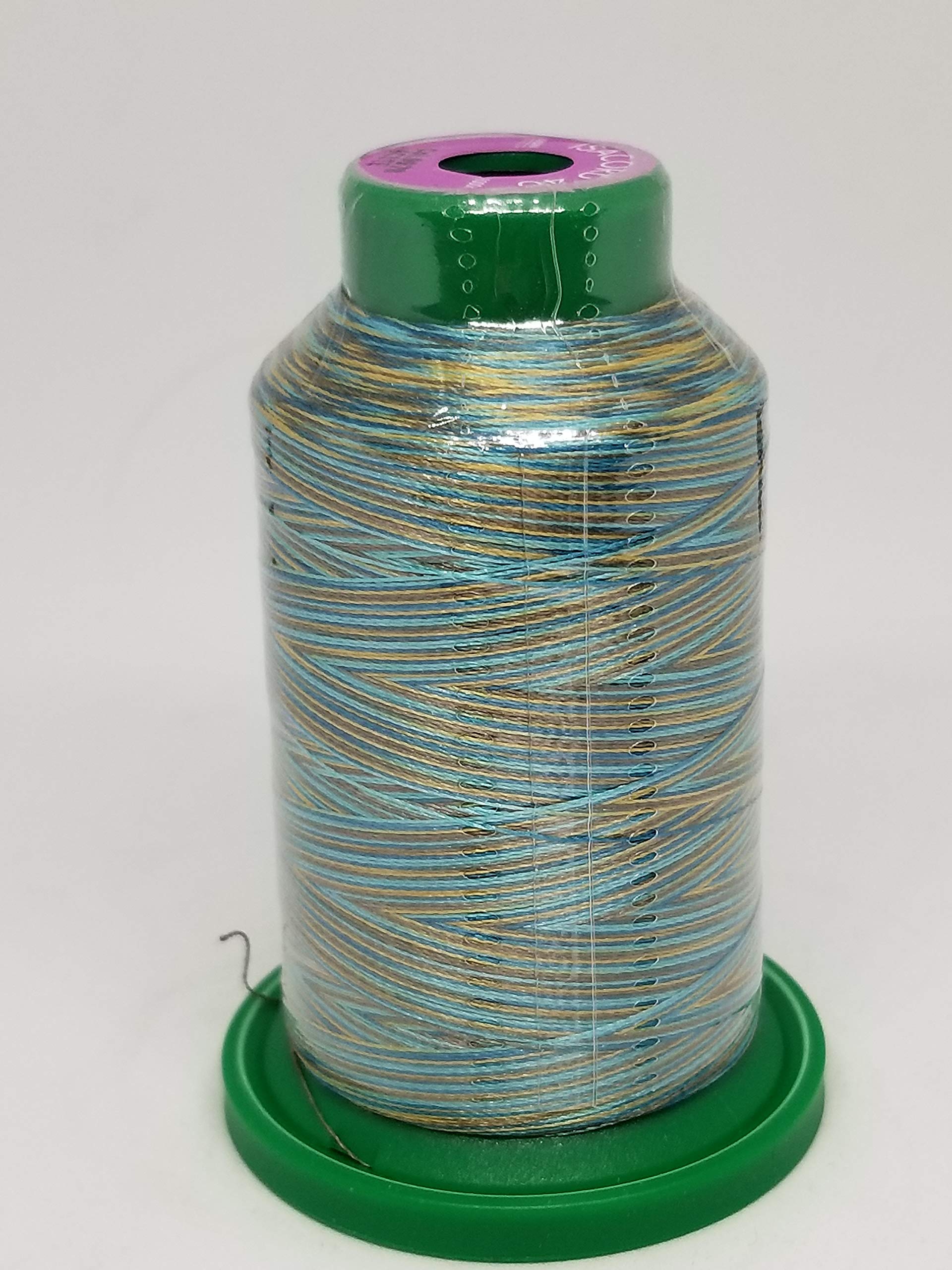 Isacord Embroidery Thread Variegated (9978 Egyptian Turquoise)