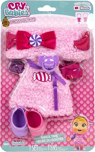 Miniatura 4 de Cry Babies Dressy Outfits Sweets Time, Rosa