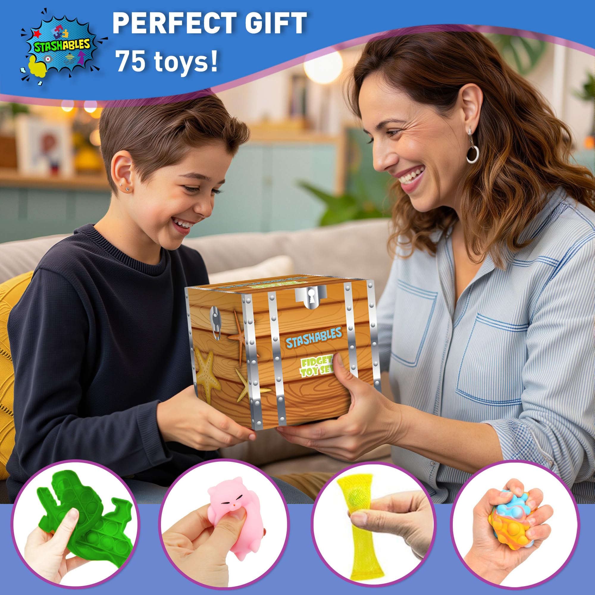 Ensemble de jouets tactiles 3