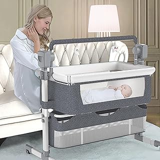 Electric Baby Swing And Bouncer - Portable Bedside Cribs For Infants To Toddler, Rocker Chair Cradle With Music Player, 5 Speed Gears, 3 Timing Gears - Unisex