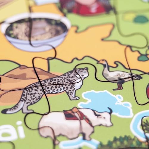 Miniatura 7 de China Map Rompecabezas de madera 152 piezas, 15x10 pulgadas