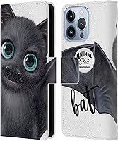 Vista 225 de Head Case Designs Funda de piel con licencia oficial de Animal Club International Bat Faces compatible con Apple iPhone 7 Plus/iPhone 8 Plus